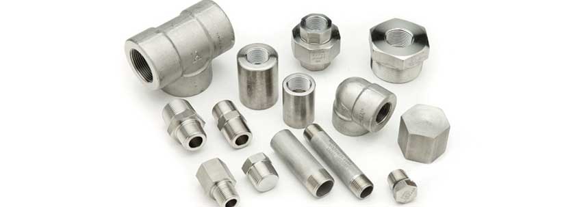 ASTM A182 SS 316Ti Threaded Forged Fittings Manufacturer
