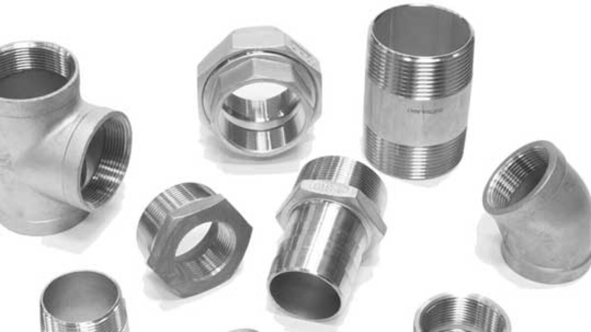 Stainless threaded reducing tee